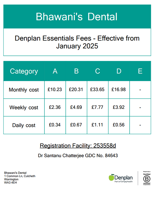 Denplan Fees